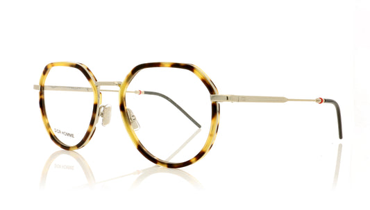 Dior Homme DIOR0228 VR0 Light Havana Glasses - Angle