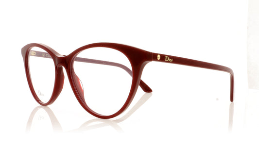 Dior MONTAIGNE57 LHF Burgundy Glasses - Angle