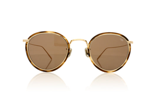 Eyevan 7285 717E 3320 Brown Swirl Sunglasses - Front