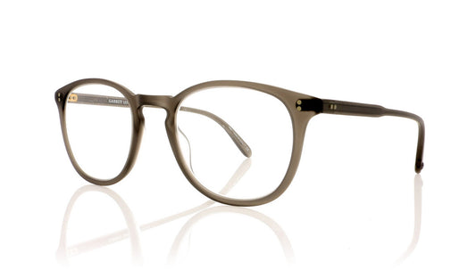 Garrett Leight Kinney 1007 MGCR Matte Grey Crystal Glasses - Angle