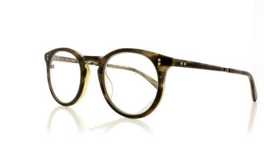 Mr. Leight Crosby C ML1013 MOLA-PW Matte Olive Laminate Glasses - Angle