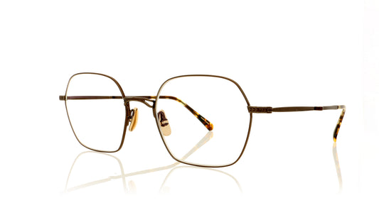 Mr. Leight Shi CG-TORT Chocolate Gold-Tortoise Glasses - Angle