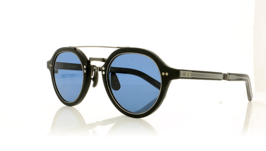 Mr. Leight Ridley S MBK-PW-BK/S Matte Black- Pewter Black Sunglasses - Angle