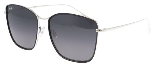 Maui Jim Tiger lily 02 Black and Silver Sunglasses - Angle