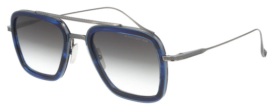 DITA Flight BLU-SIL Blue and Silver Sunglasses - Angle