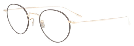 Eyevan 7285 EV182 905902 Black Gold Glasses - Angle