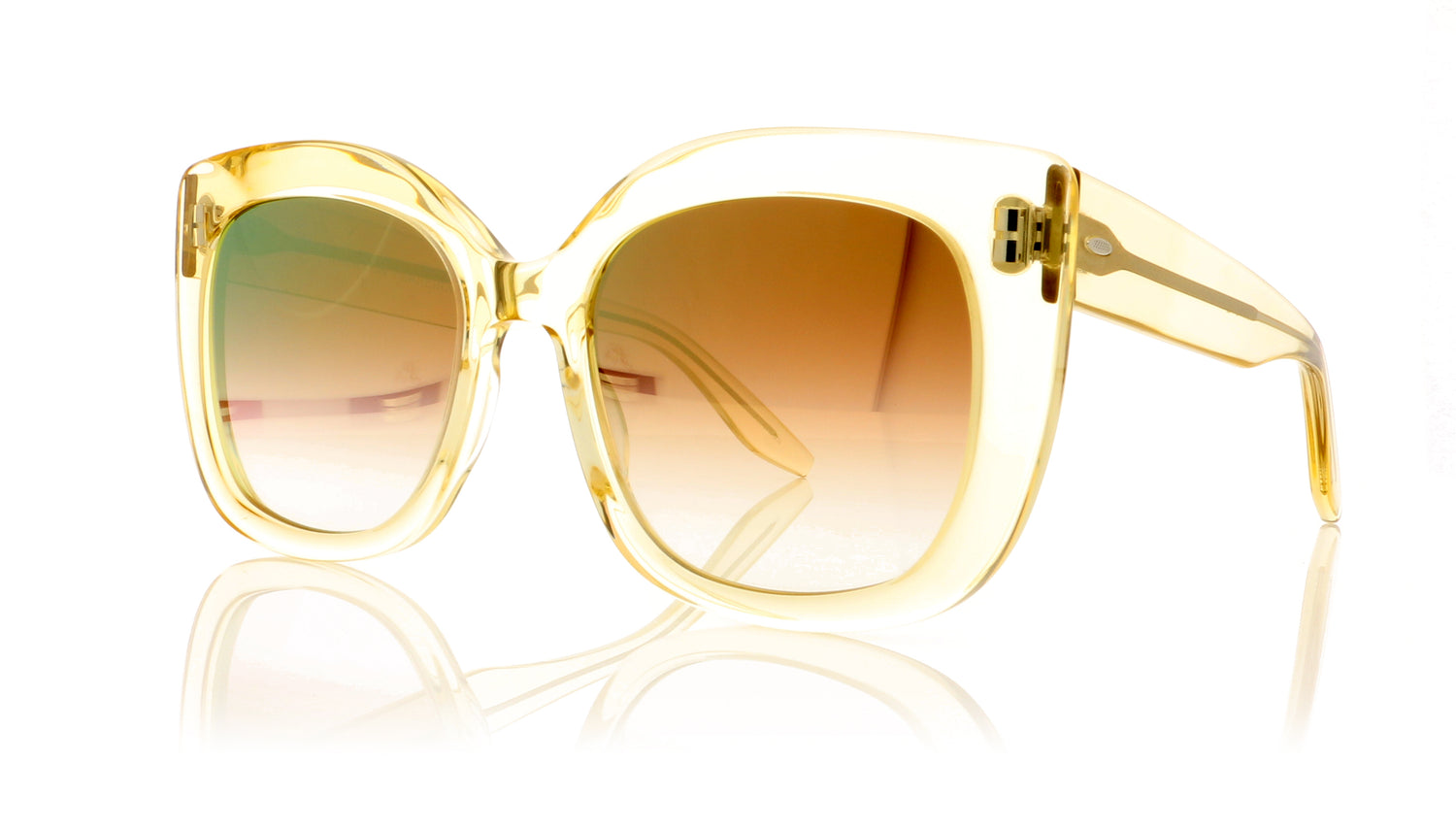 Barton Perreira Olina CHA/CMM Champagne Sunglasses - Angle