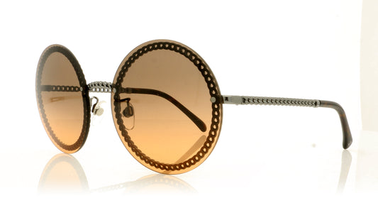 Chanel 0CH4245 C10818 Gunmetal Sunglasses - Angle