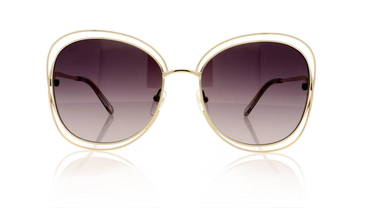 Chloé Carlina CE119S 734 Gold Sunglasses - Front