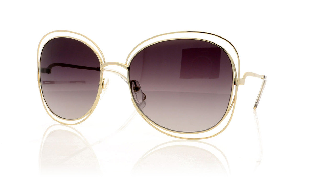 Chloé Carlina CE119S 734 Gold Sunglasses - Angle