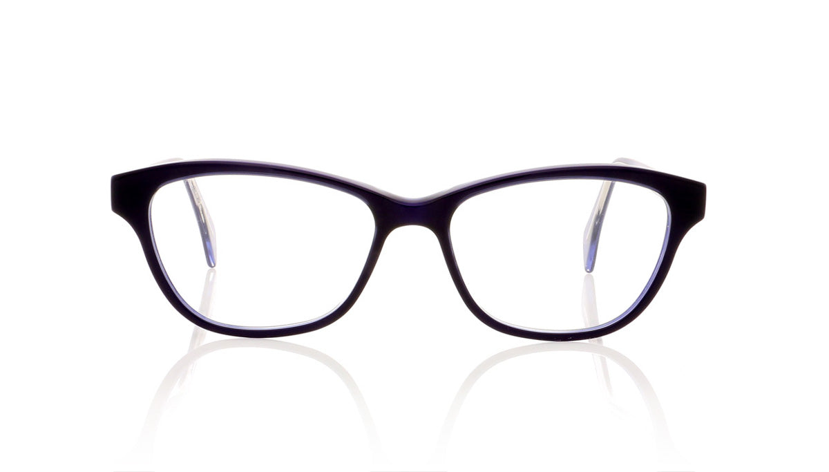 Claire Goldsmith Ellis 6 Blue Opal Glasses - Front