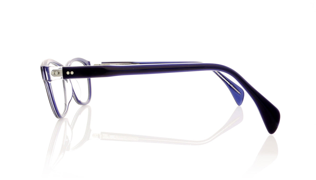 Claire Goldsmith Ellis 6 Blue Opal Glasses - Side