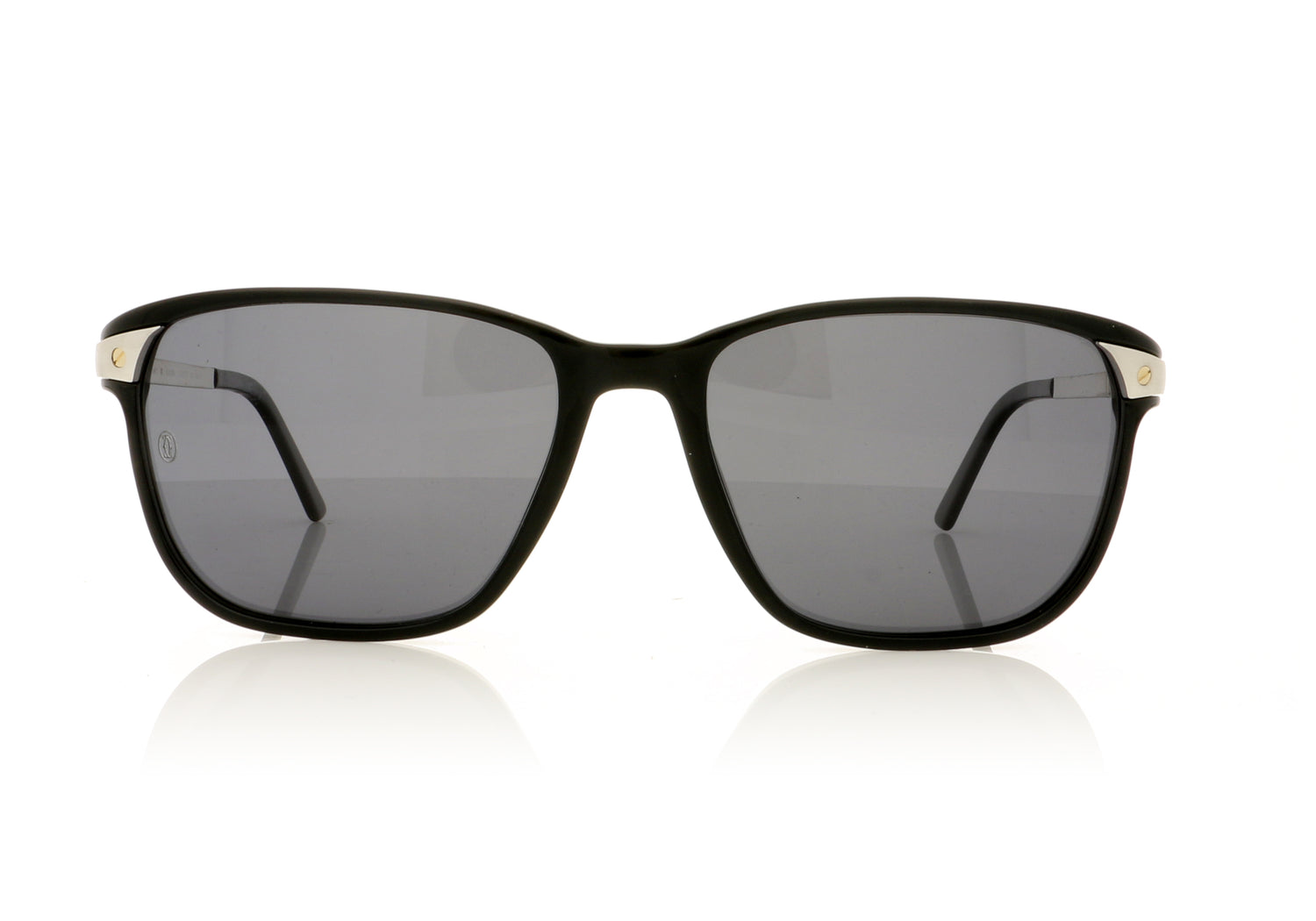 Cartier CT0075S 1 Black Sunglasses - Front