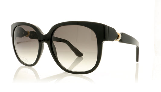 Cartier N004790 BLK Black Sunglasses - Angle