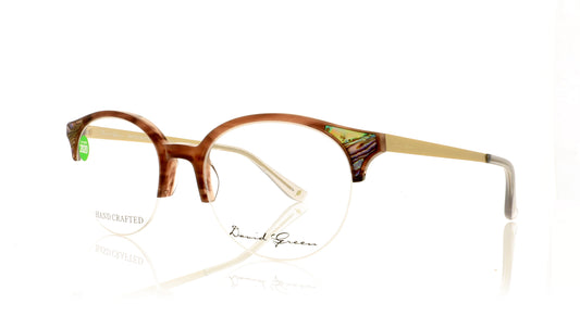 David Green Parity PT3 Brown Glasses - Angle