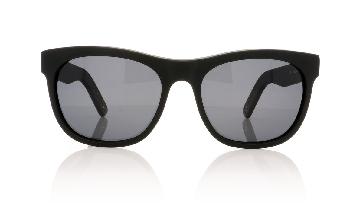 Dick Moby LAX 01M Matte Recycled Black Sunglasses - Front