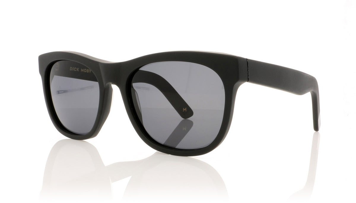 Dick Moby LAX 01M Matte Recycled Black Sunglasses - Angle