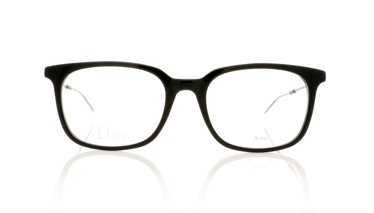 Dior Homme Blacktie210 263 Black Matte black Glasses - Front