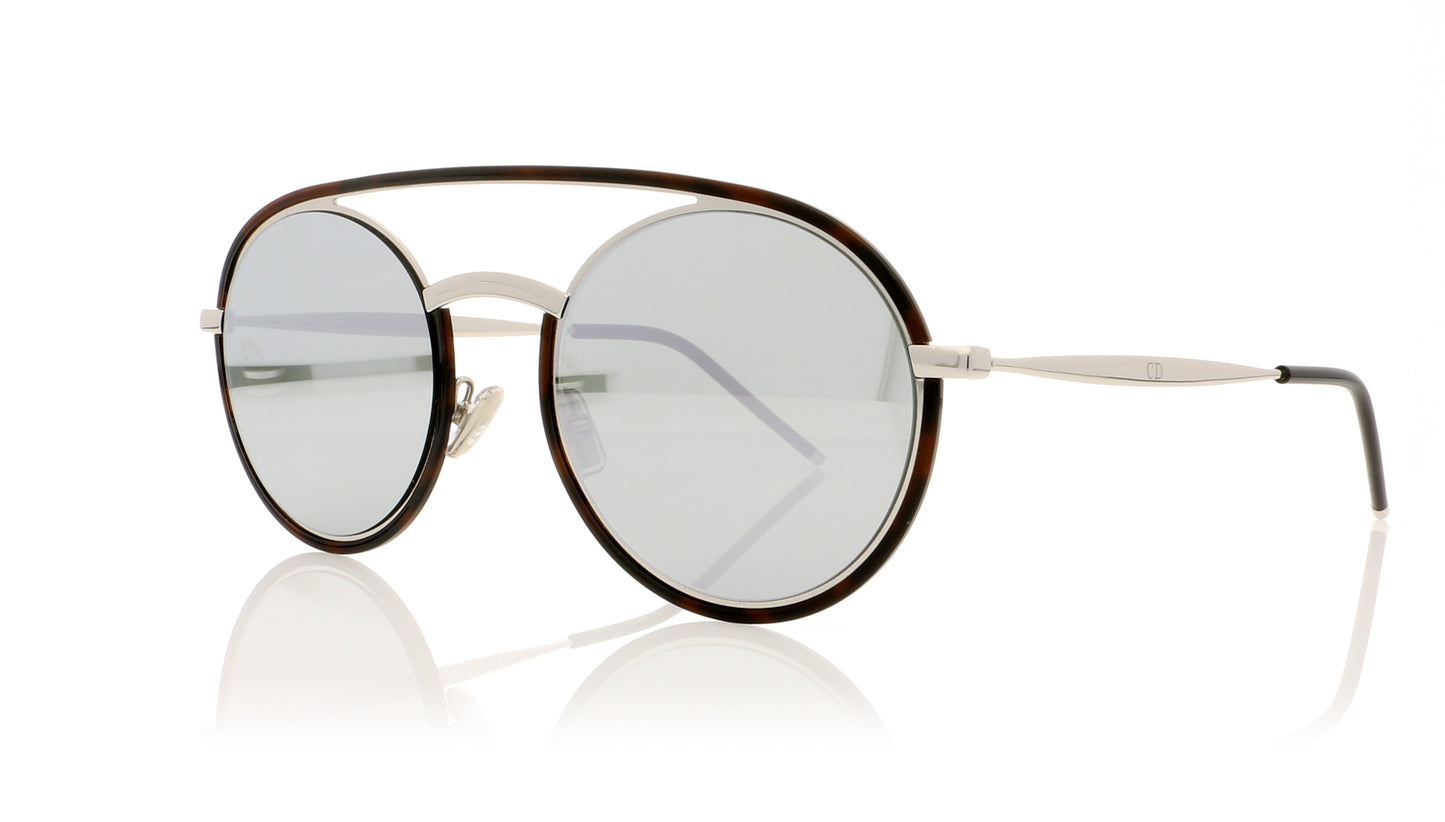 Dior Homme Synthesis01 45Z Havana Sunglasses - Angle