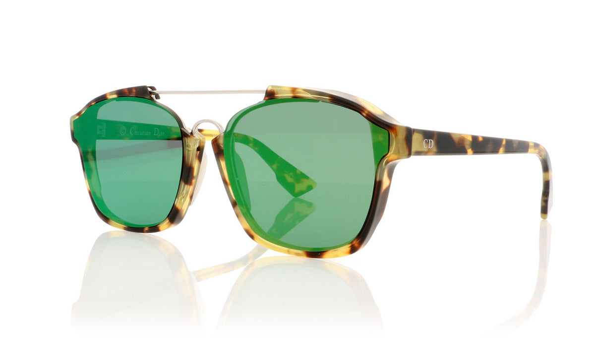 Dior Abstract 00F Spotted Havana Sunglasses - Angle
