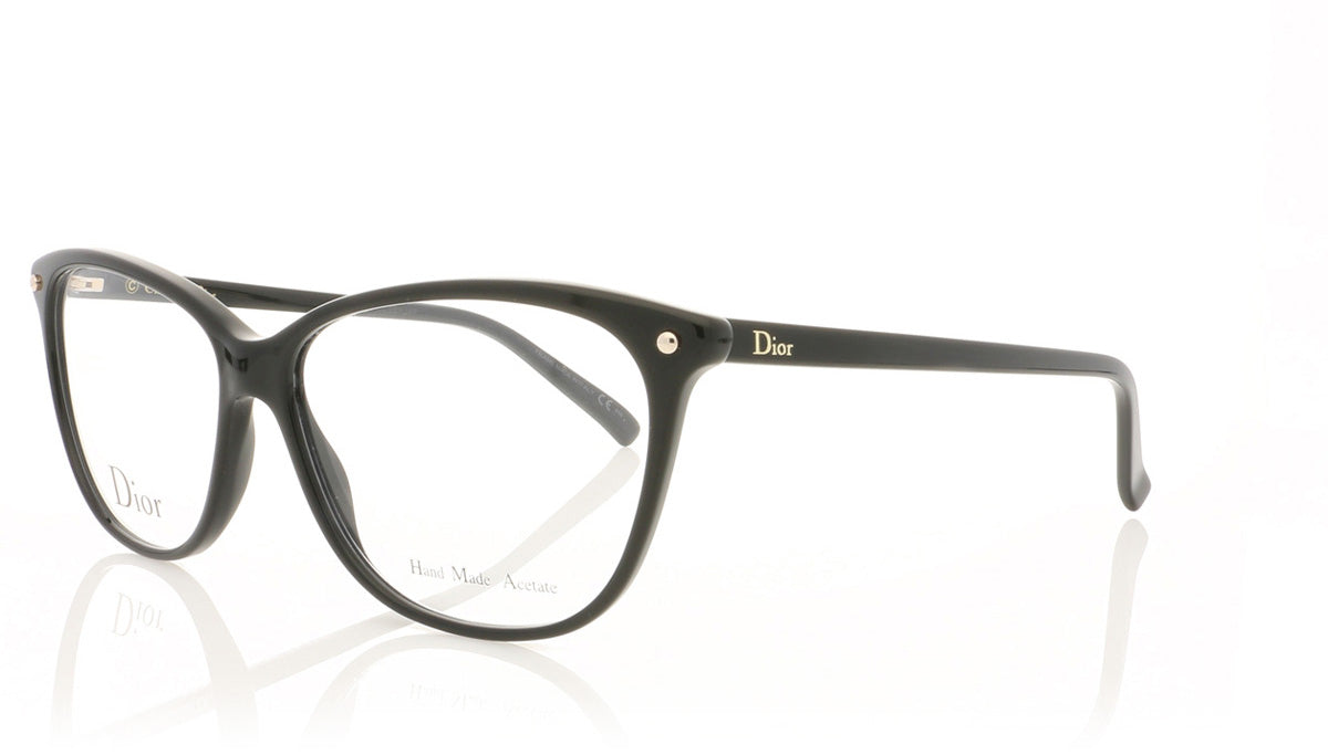 Dior CD3270 807 Black Glasses - Angle