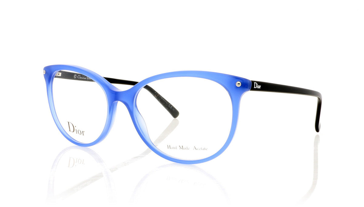Dior CD3284 QYD Light Blue Glasses - Angle