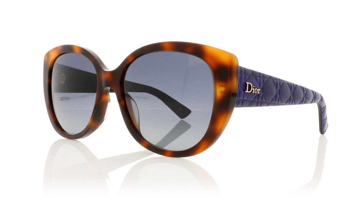 Dior DiorLady1R GRS Hav Sunglasses - Angle