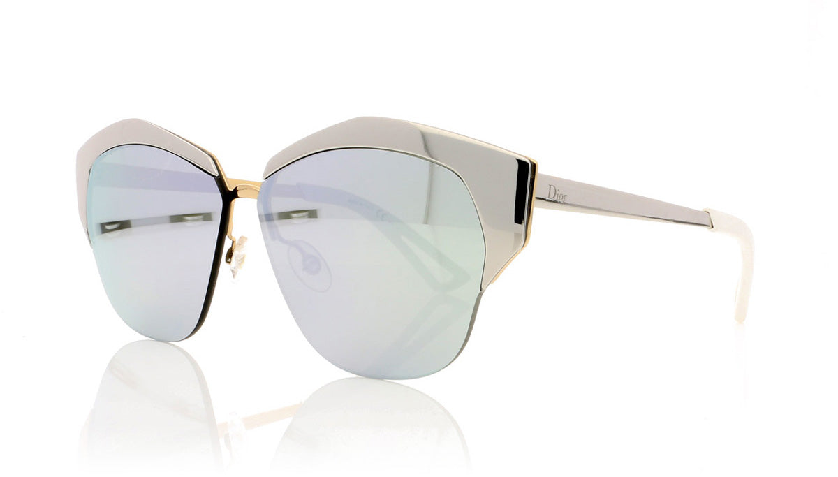 Dior Mirrored D4W Palladium Sunglasses - Angle