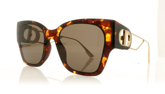 Dior Montaigne1 86 Havana Sunglasses - Angle