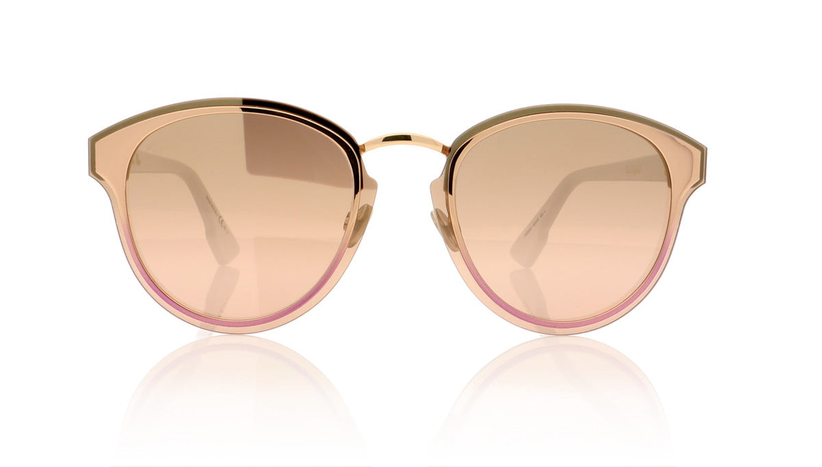 Dior NIGHTFALL 24S Gold White Sunglasses - Front