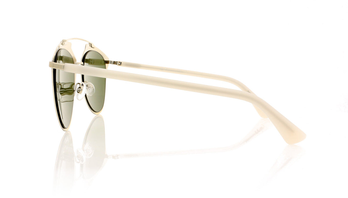 Dior Reflected TUP Gold White Sunglasses - Side