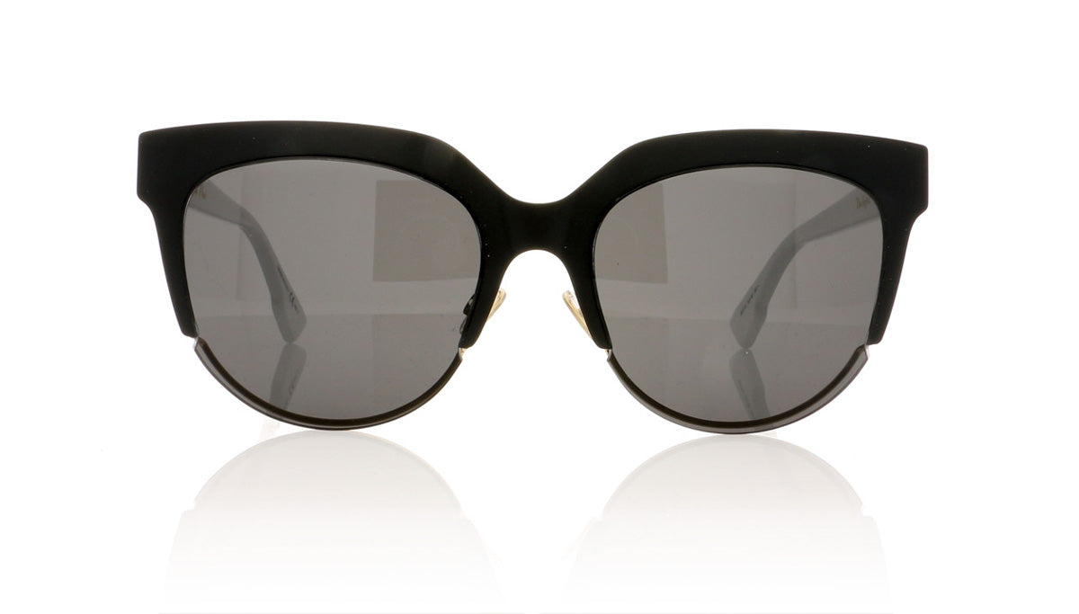 Dior SIGHT2 REVY1 Matte Black Sunglasses - Front