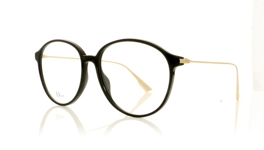 Dior DIORSIGHTO2 807 Black Glasses - Angle