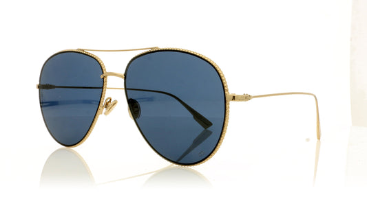 Dior DIORSOCIETY3 J5G Gold Sunglasses - Angle