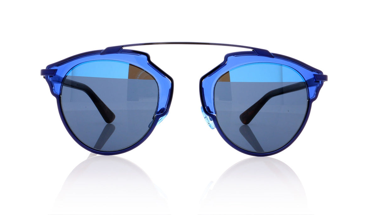 Dior SoReal KMA Translucent Blue Sunglasses - Front