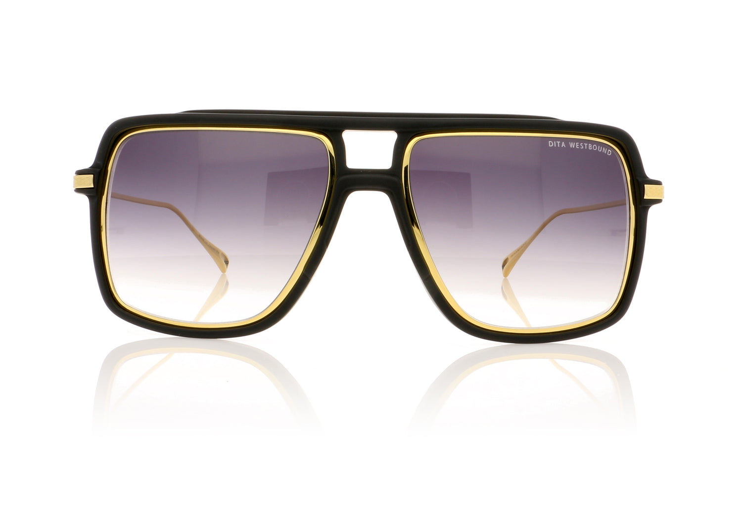 DITA Westbound 19015 A Matte black Sunglasses - Front