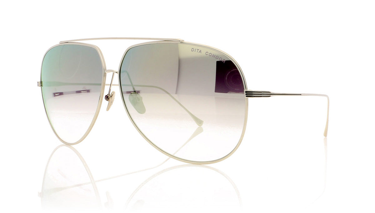 DITA Condor 21005 H-SLV Silver W Sunglasses - Angle