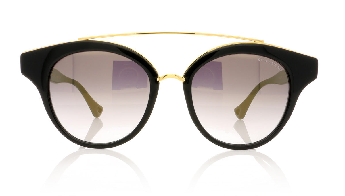 DITA Medina 22023 A Shiny 18K Gold Sunglasses - Front