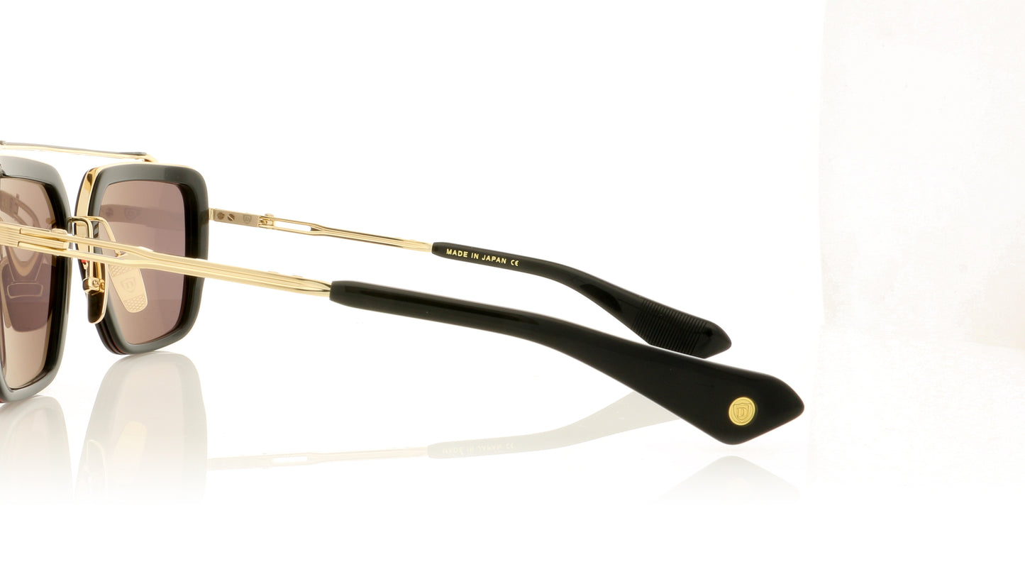 DITA Mach-Seven 1 Black-White Gold-Black Rhodium Sunglasses - Side