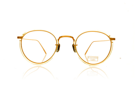 Eyevan 7285 717E 3071 Gold Glasses - Front