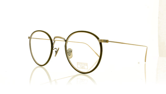 Eyevan 7285 717W 4120 Pewter Glasses - Angle
