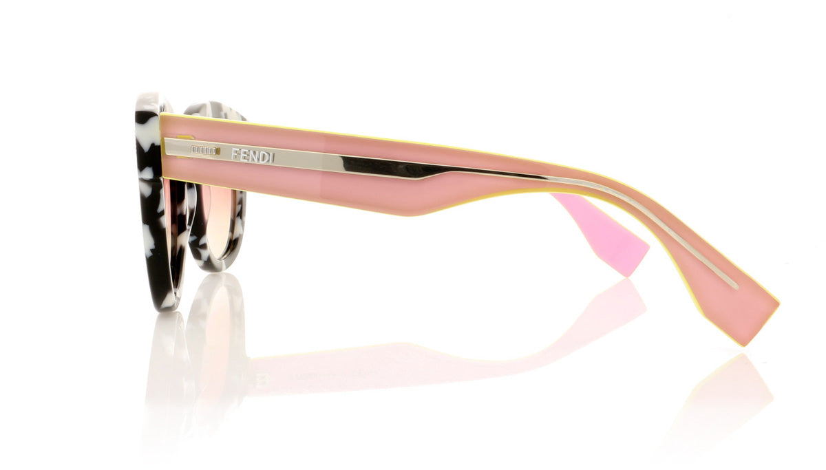 Fendi FF0026/S UDL Marble Pink Sunglasses - Side