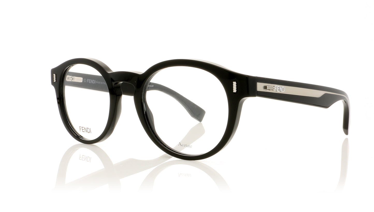 Fendi FF0028 UDU Black Glasses - Angle