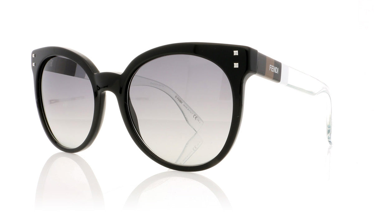 Fendi FF 0083/S E6I Black Sunglasses - Angle