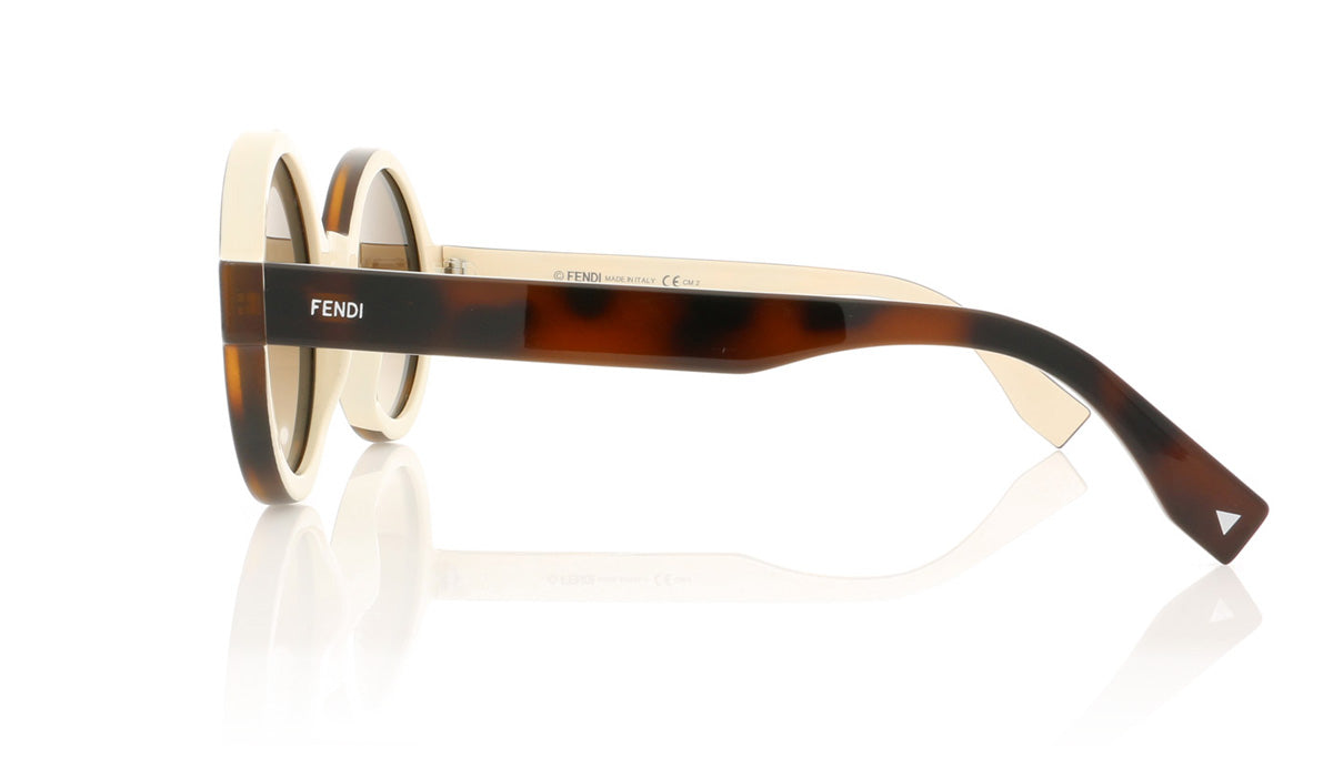 Fendi FF 0120/S MIY Havana Cream Sunglasses - Side