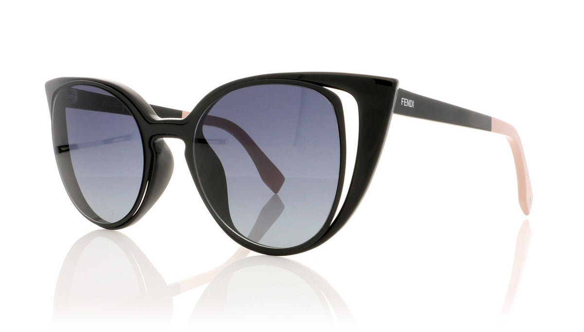 Fendi FF0136/S NY1 Matte Black Sunglasses - Angle