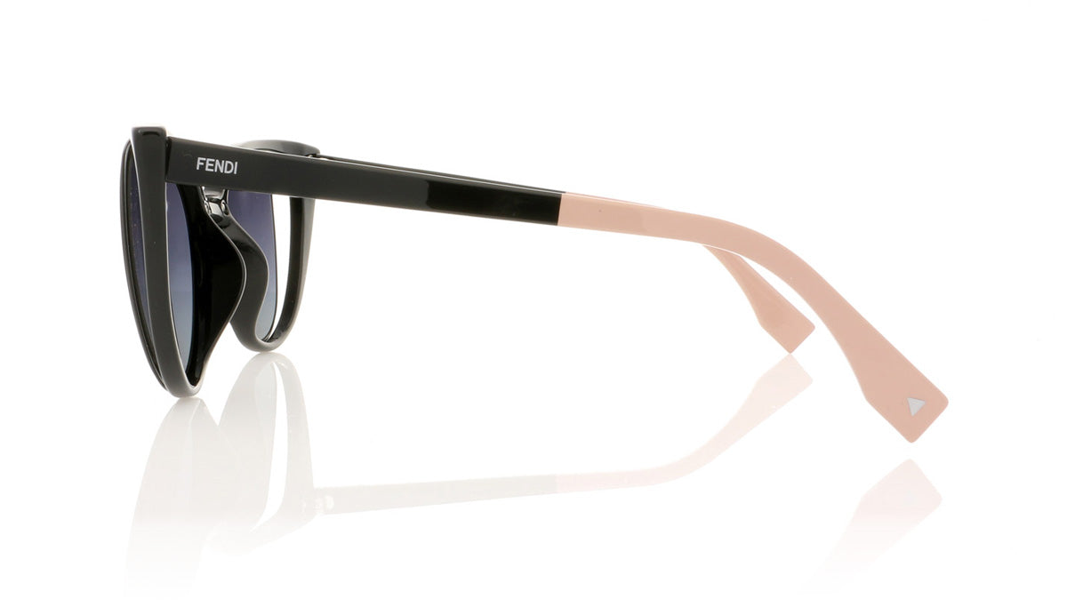 Fendi FF0136/S NY1 Matte Black Sunglasses - Side