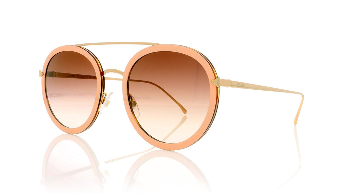 Fendi FF0156/S V54 Pink Sunglasses - Angle