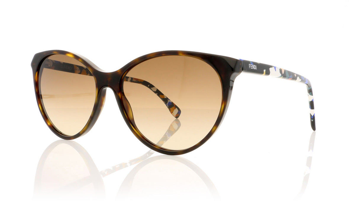 Fendi FF0170/S TTO Dark Havana Sunglasses - Angle