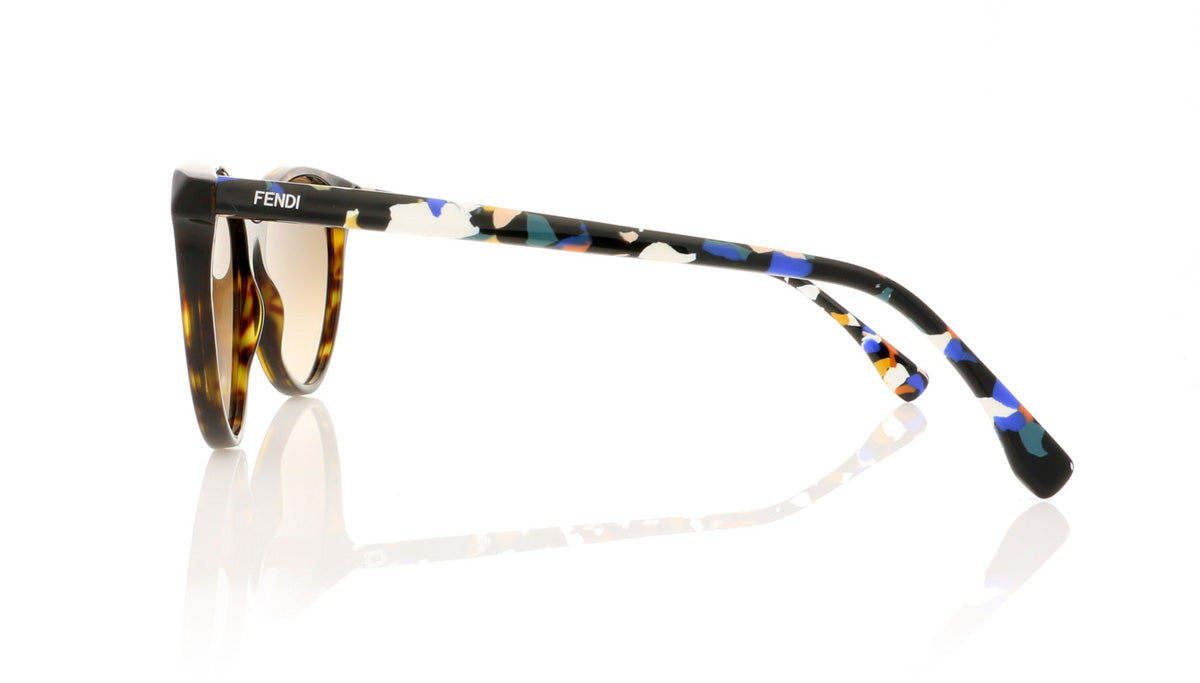 Fendi FF0170/S TTO Dark Havana Sunglasses - Side